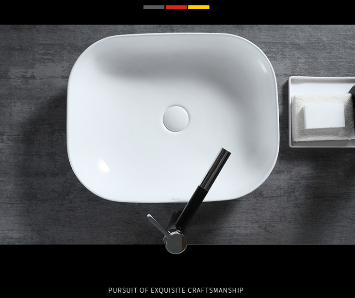 Chậu Lavabo rửa mặt đặt bàn cao cấp EBEC LV-26