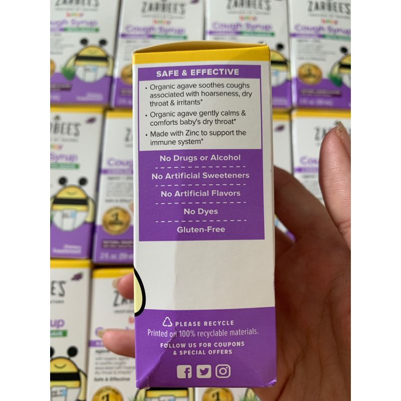 Siro Zarbee’s Baby Cough Immune with Agave 59ml