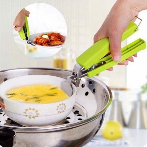 Dụng cụ gắp đồ nóng có lò xo, dụng cụ gắp đồ nóng tiện dụng, kìm gắp đồ nóng