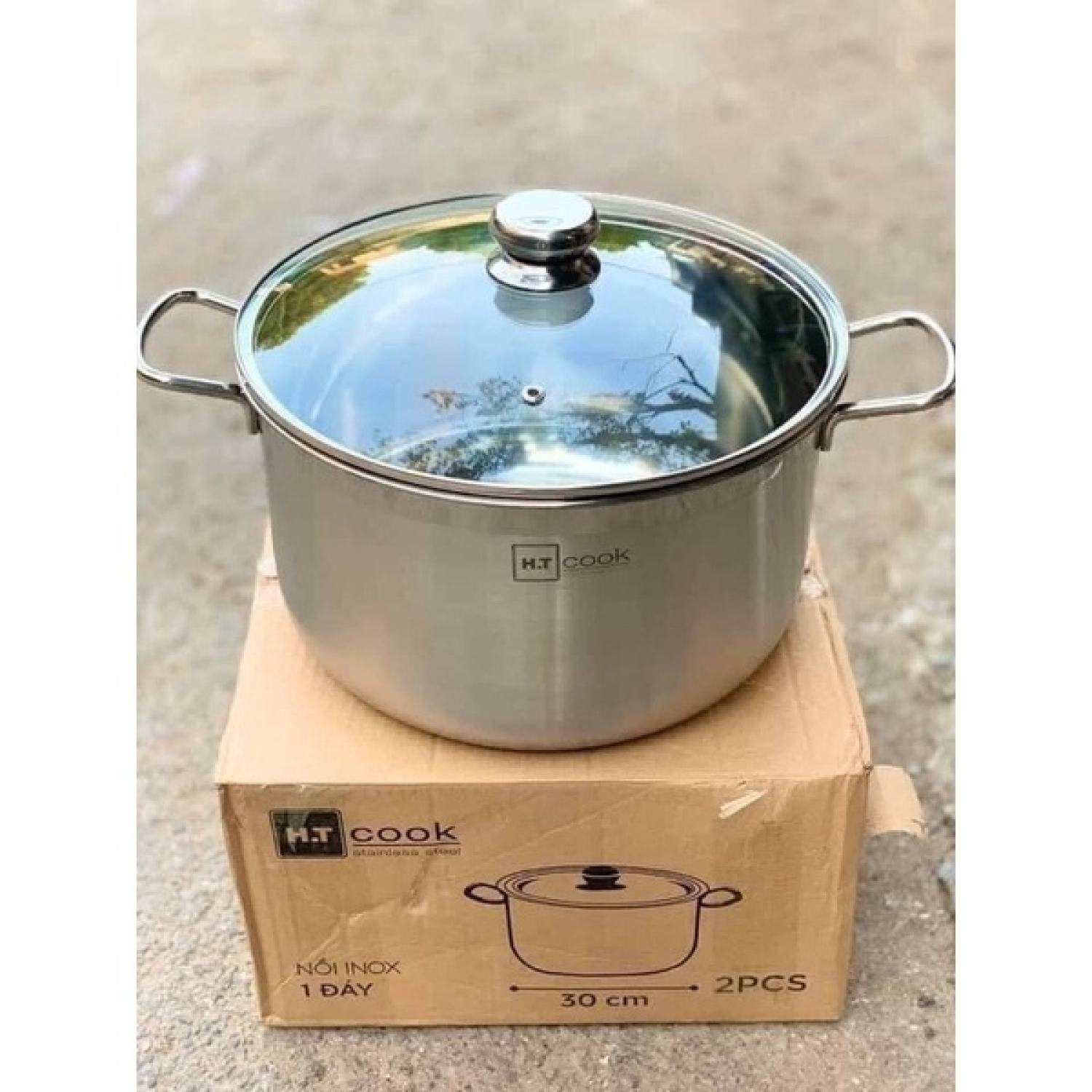 Nồi luộc gà thương hiệu H.T Cook, Panasonic, Klins từ size 30 cm
