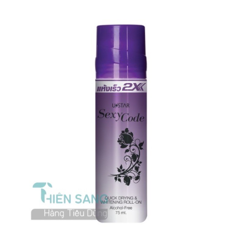 Lăn khử mùi ustar 2x Thái Lan làm trắng da 75ml