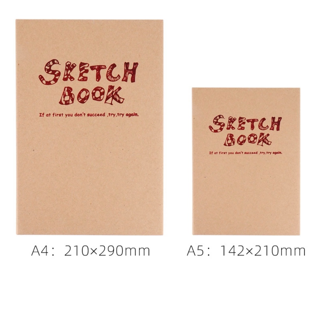 Sổ vẽ chì phác thảo potentate , sổ ký họa sketchbook 100gsm - may gáy