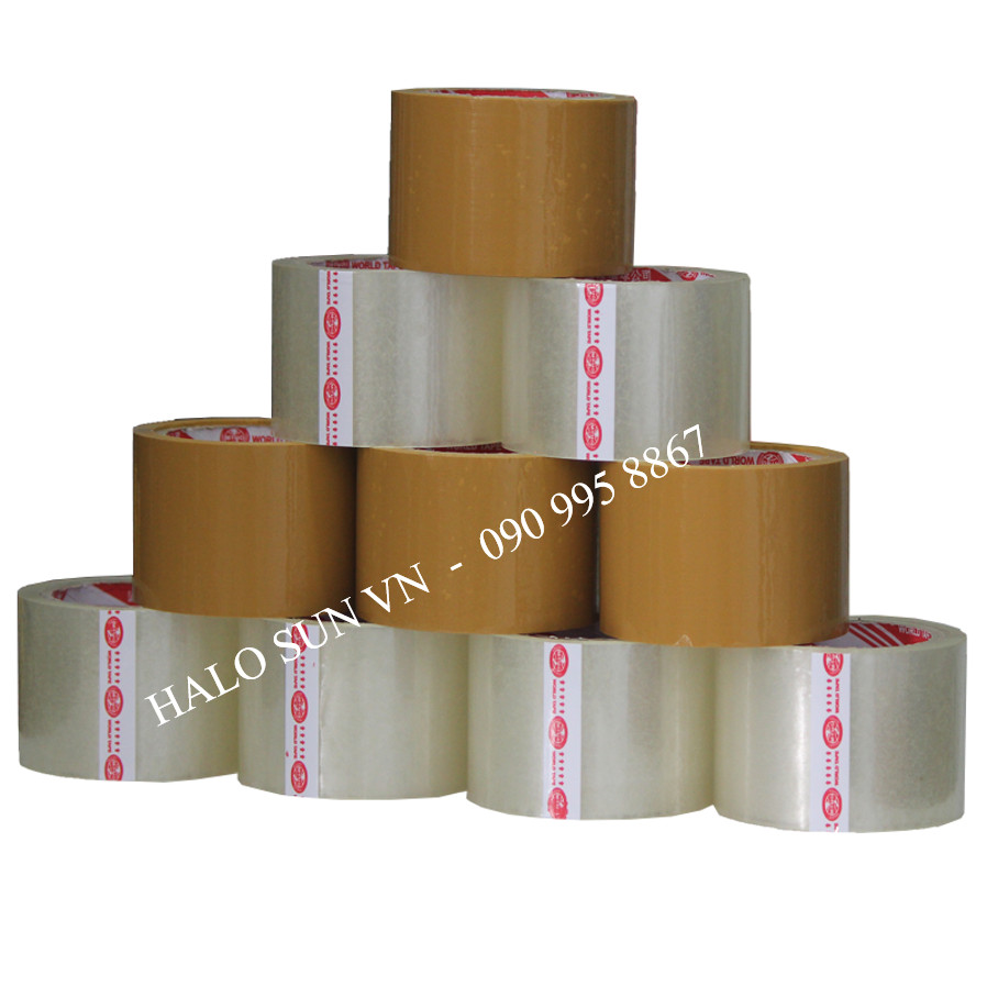 [HCM][XẢ KHO] Băng keo, băng dính trong /đục 200yard ( 2kg/cây 6 cuộn)