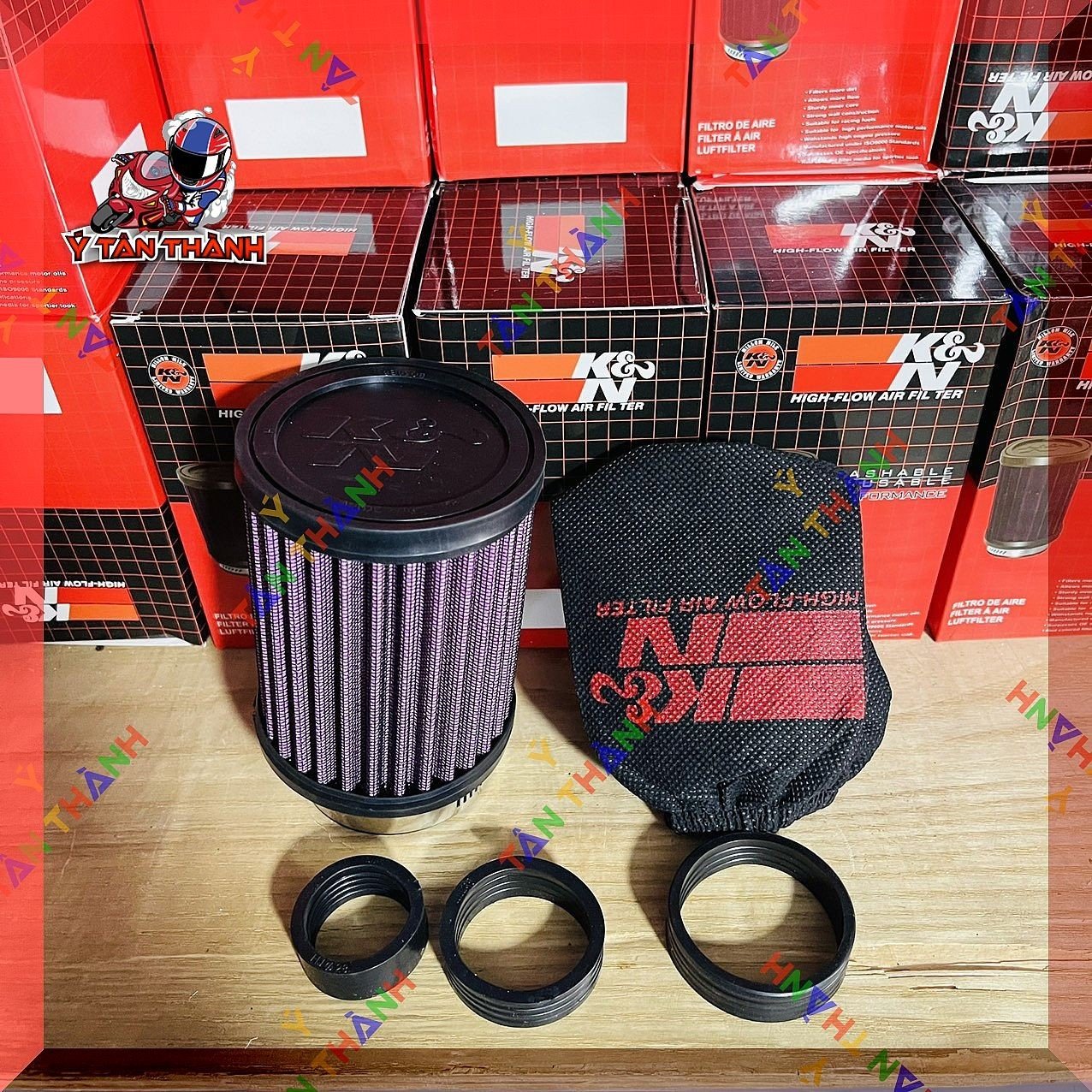 Lọc gió trụ KN có áo mưa MS06