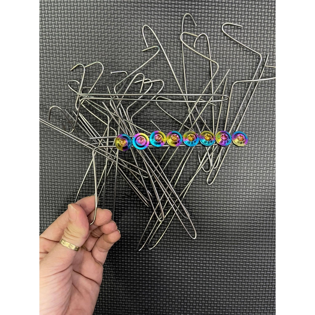 Cây Kẽm làm ốc Titan Gr5 , kẽm titan làm ốc 3 màu