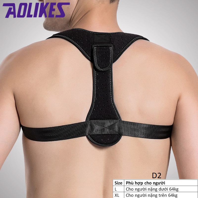 Đai chống gù lưng cao cấp Aolikes