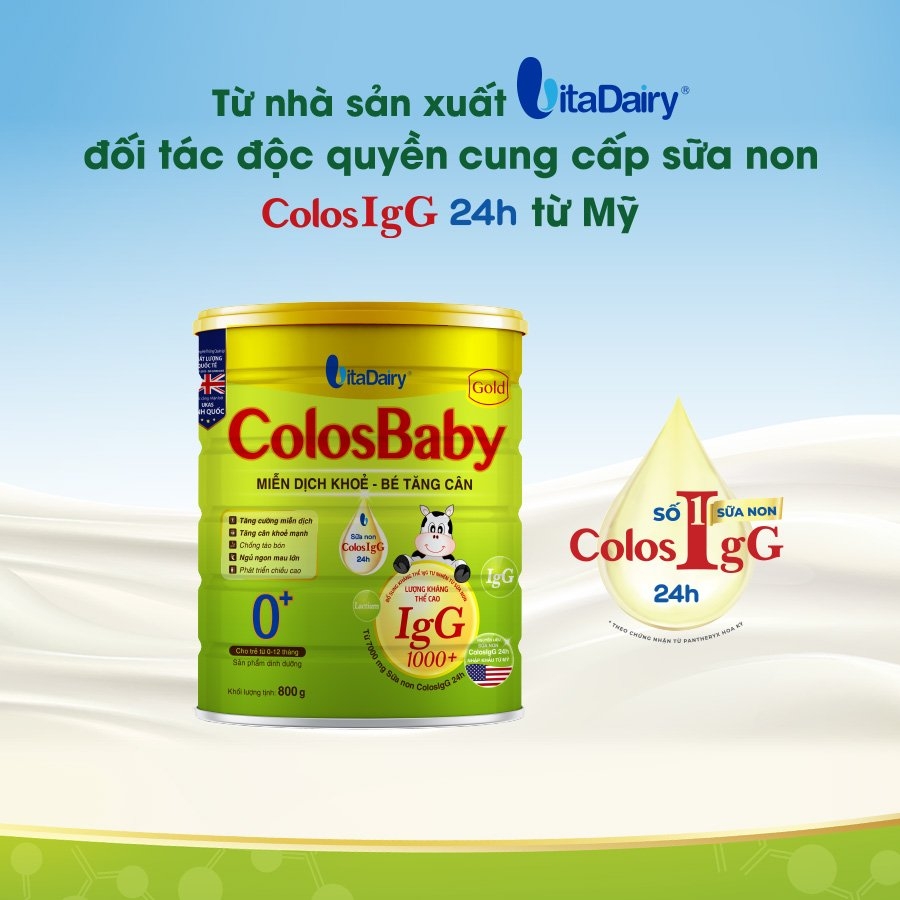 Sữa COLOSBABY GOLD 0+ 800g