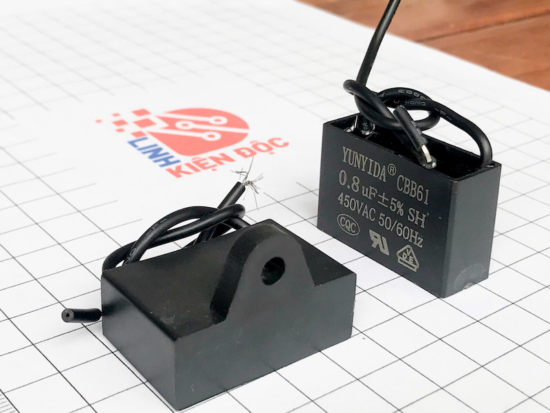 [ combo 2 chiếc ] Tụ quạt CBB61 0.8uF/450VAC