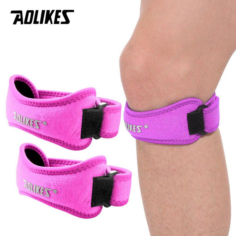 Bộ 2 Đai Miếng Đệm Bảo Vệ Đầu Gối AOLIKES A-7919 Hỗ Trợ Xương Bánh Chè Dây Chằng Khớp Gối Sport Damping Patella Belt
