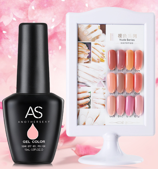 [HCM]Sơn gel AS - màu hồng nude mã LS