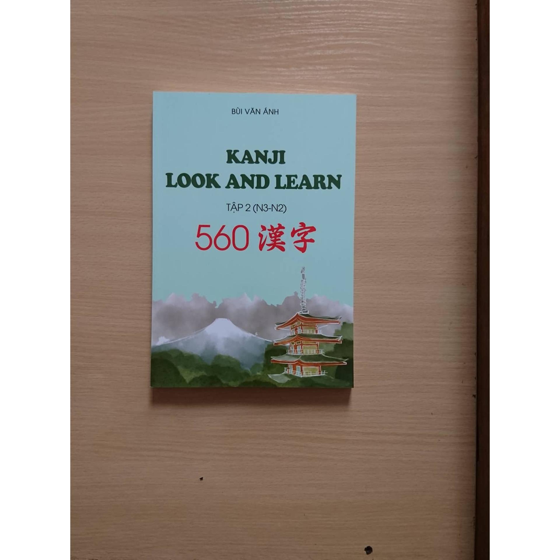 [HCM]Sách kanji look and learn 560 chữ