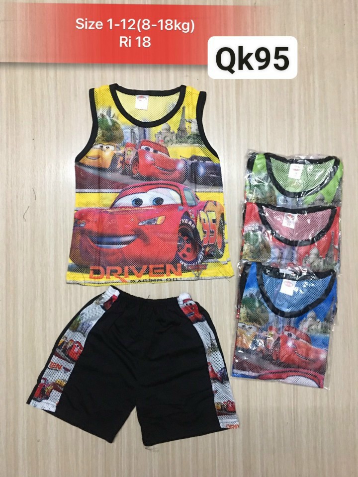 combo 3 bộ lưới cho bé trai 7-20kg