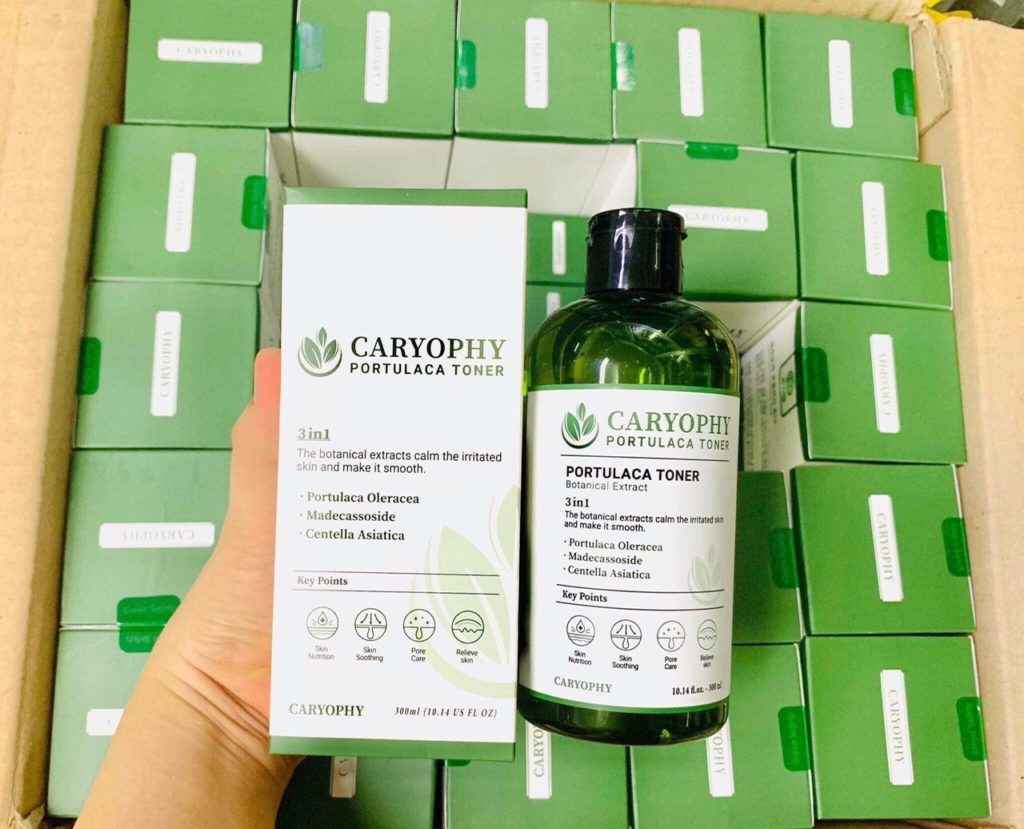 [Chiết - Gốc] Toner CARYOPHY Portulaca dành cho da mụn