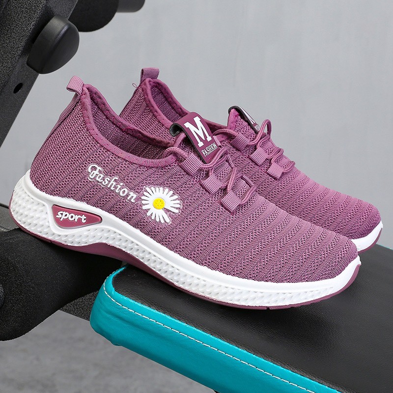 Giày thể thao hoa cúc thoáng khí - GTT12