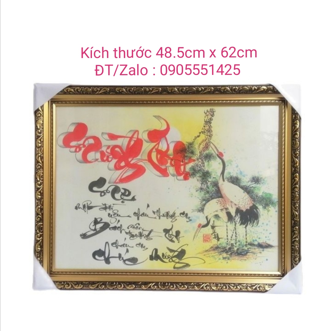 Thư pháp mừng thọ mẹ.  Quà  mừng thọ. Quà tết