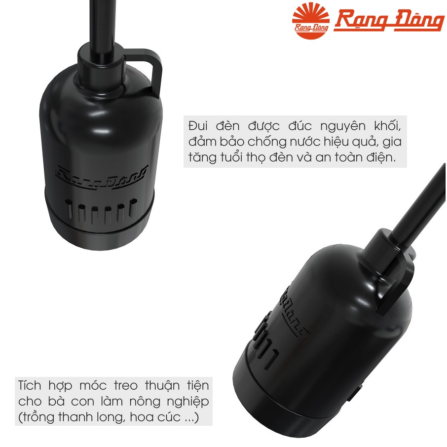 Đui đèn E27 Rạng Đông chống thấm IP65