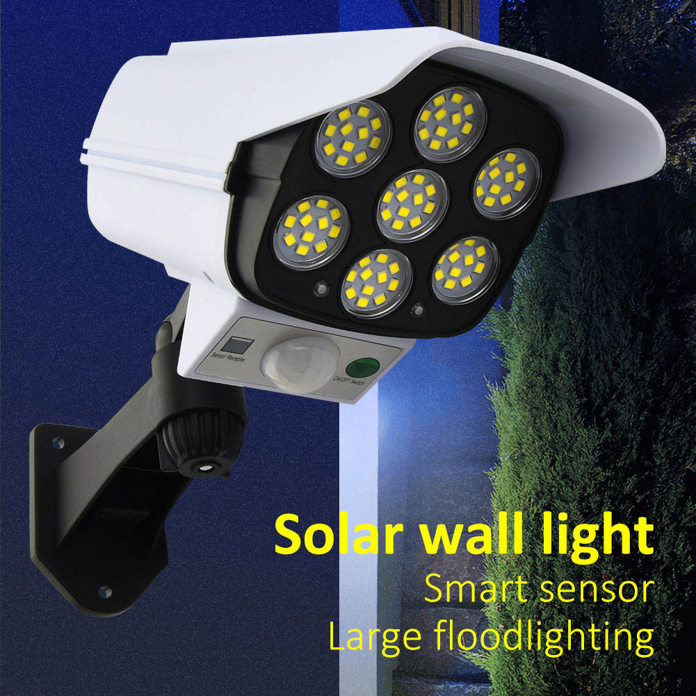 ĐÈN NĂNG LƯỢNG MẶT TRỜI GIẢ CAMERA CẢM BIẾN