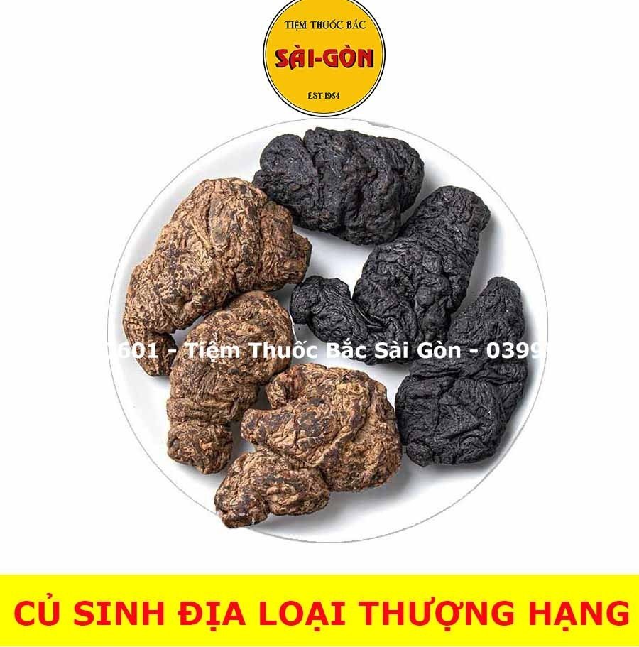 Củ Sanh Địa - Củ Sinh Địa 1kg (Hàng Cao cấp xuất khẩu, củ to, thơm, nhiều dược chất)