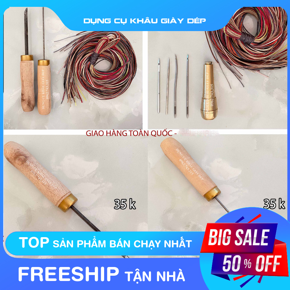 Kim móc khâu giày mũi dài