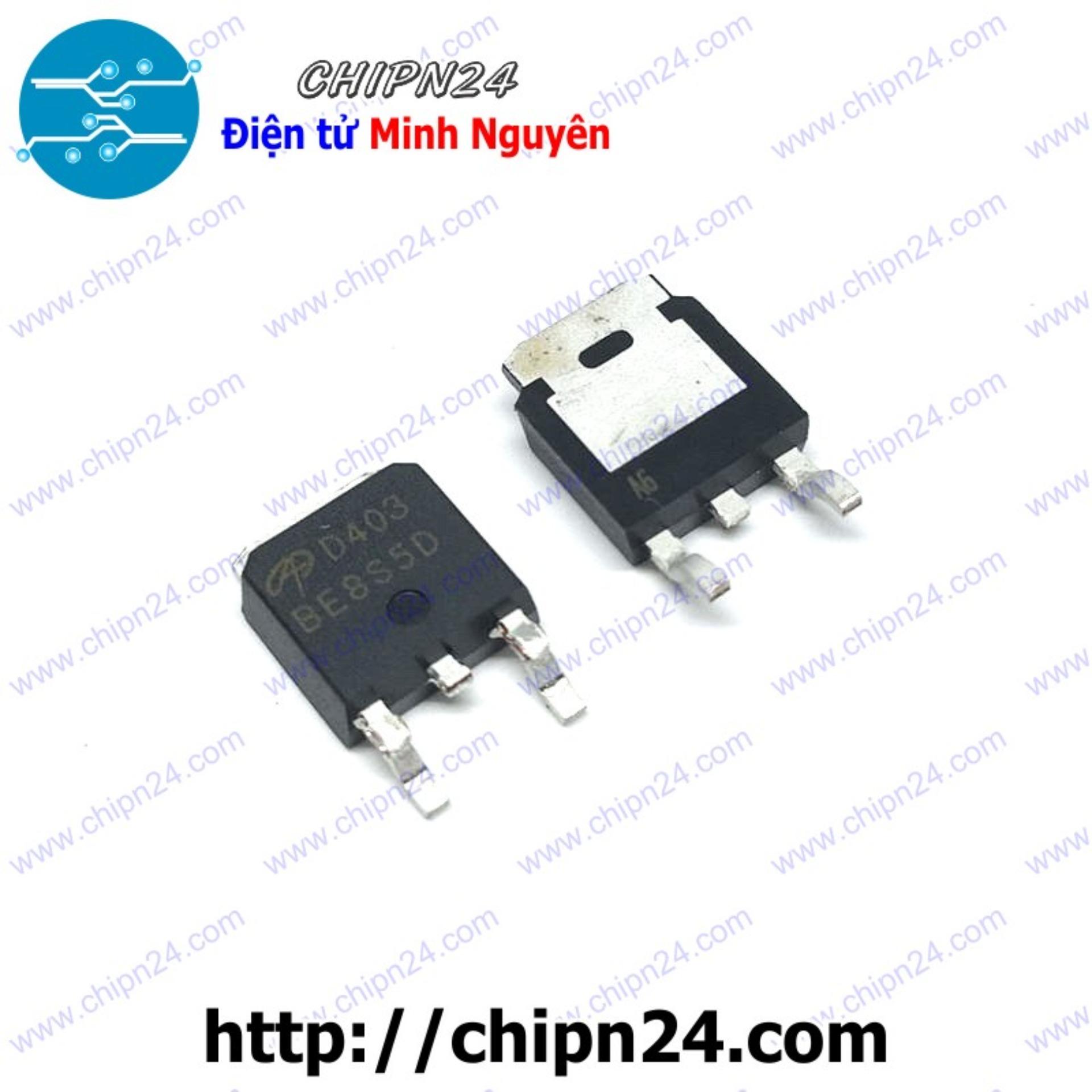 [2 con] (SOP) Mosfet Dán AOD403 TO-252 85A 30V Kênh P (SMD Dán) (D403 403)