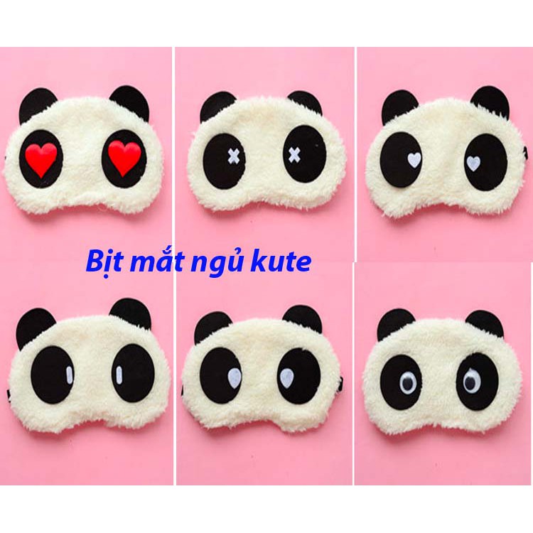 Bịt mắt ngủ kute hình gấu trúc