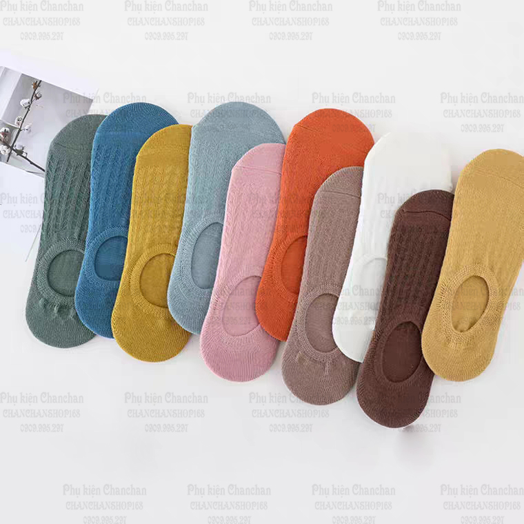 Vớ lười Sọc lưới sz Nữ 16k / đôi
