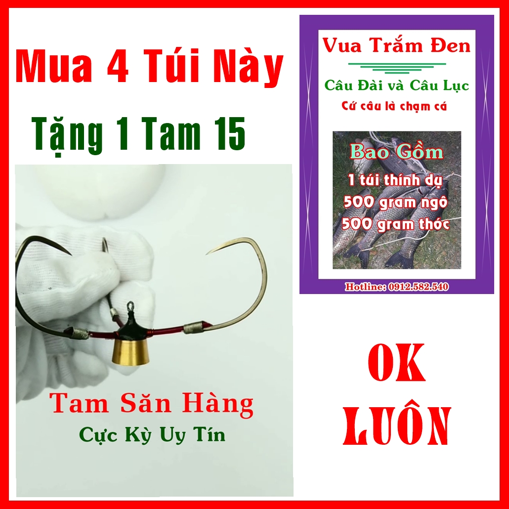 Thính câu trắm đen, thính câu trắm uy tín. Vua Trắm đen