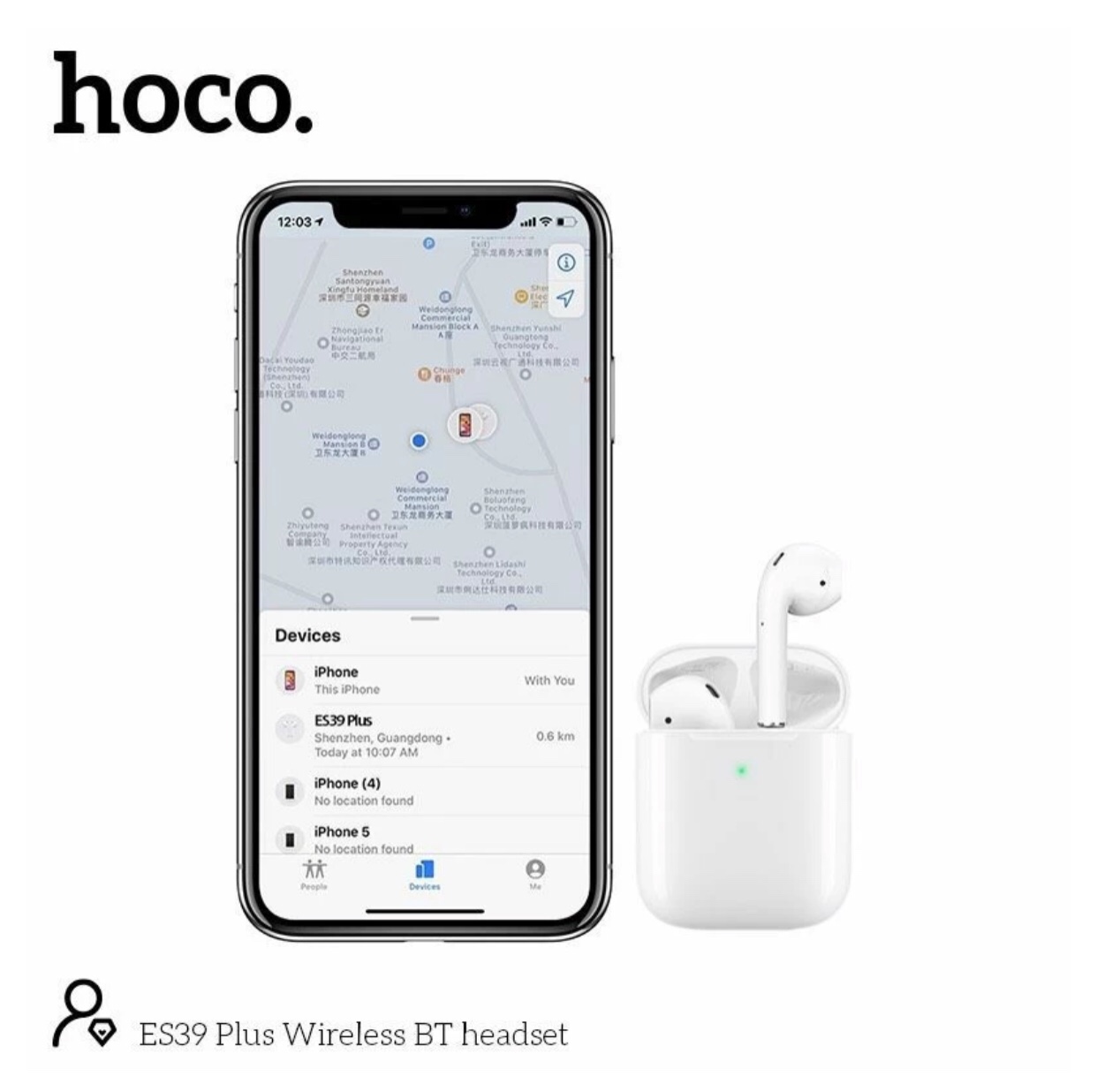 Tai Nghe Bluetooth Hoco ES39 Plus, Âm thanh êm, thiết kế gọn đẹp