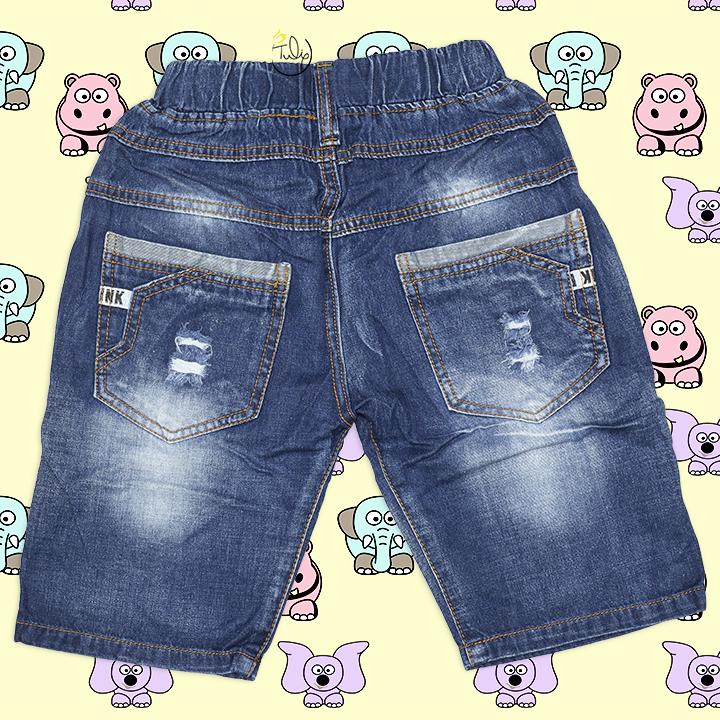 Quần short jean lửng cho bé trai size đại