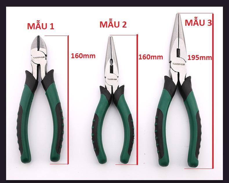 Kìm mỏ nhọn, kìm cắt - Tuosen