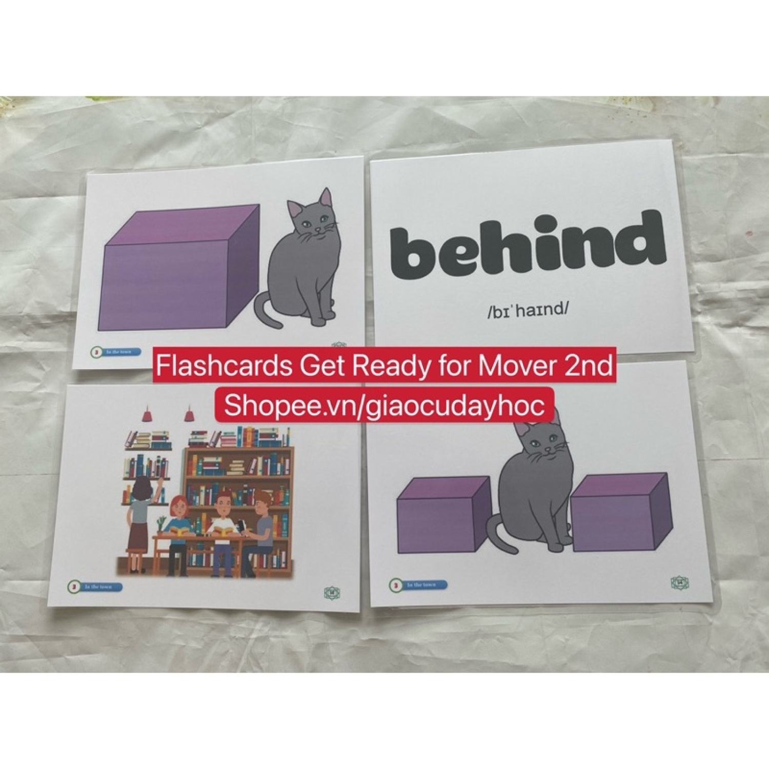 Flashcards Get Ready For Mover luyện thi Cambridge