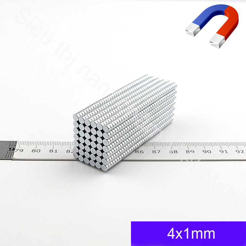 nam châm viên 4x1mm ( set 100 Viên)