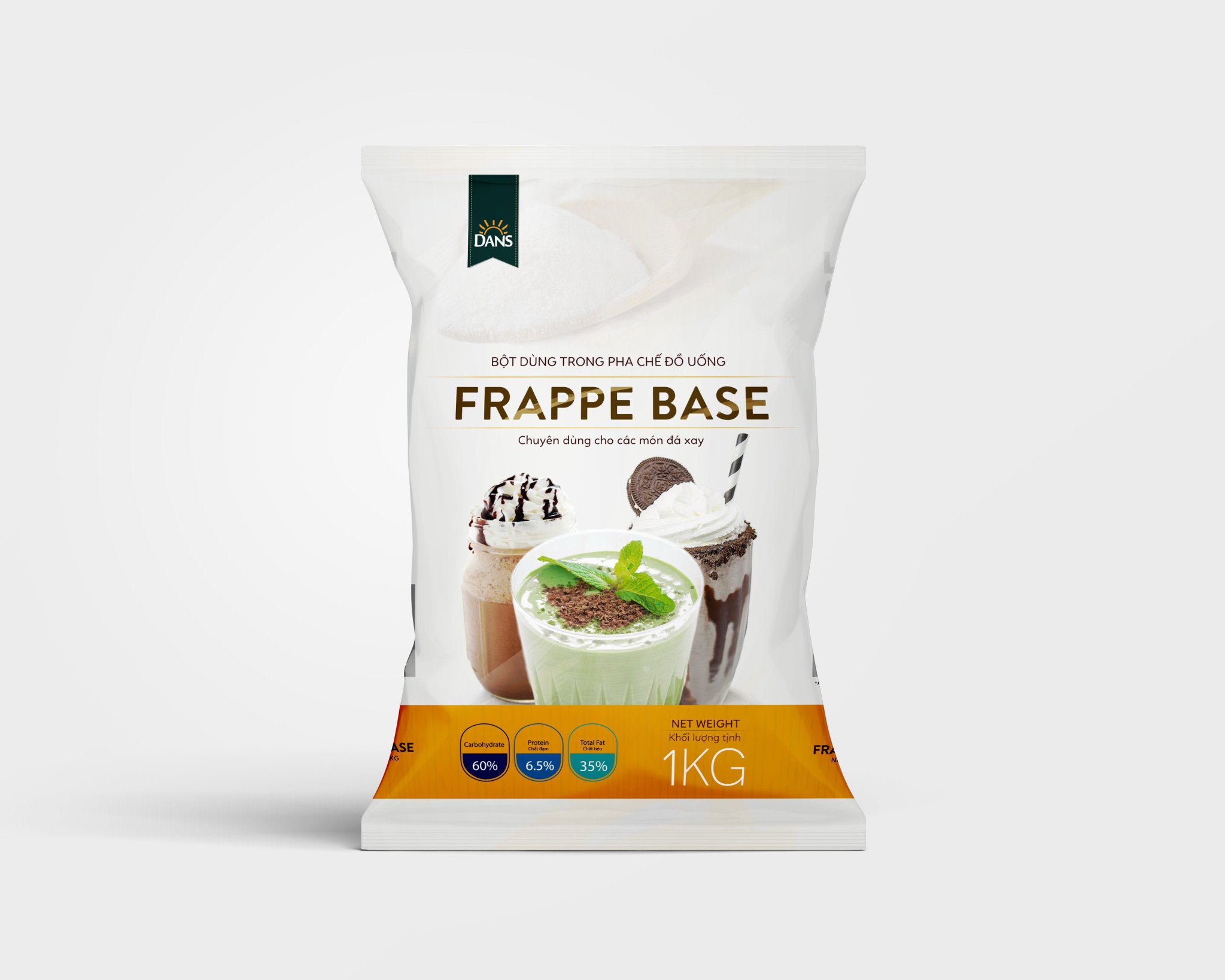 Bột kem nền chống phân tầng frappe Dans 500g