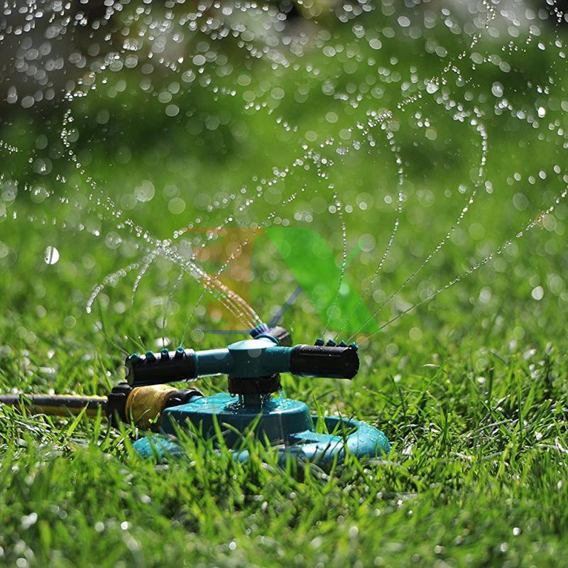 System automatic watering 3 axis rotate 360 ° t3c-mt, watering 3 Wing stand pattern Moon, lawn sprinkler, spraying cooling roof corrugated, watering nursing concrete
