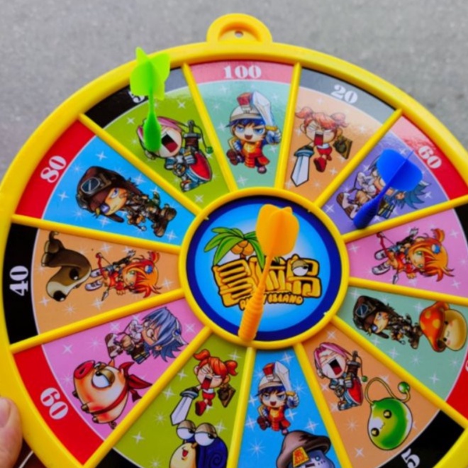 Bảng phi tiêu nam châm size 30cm kèm 3 tiêu Shop Huy Toy Kids