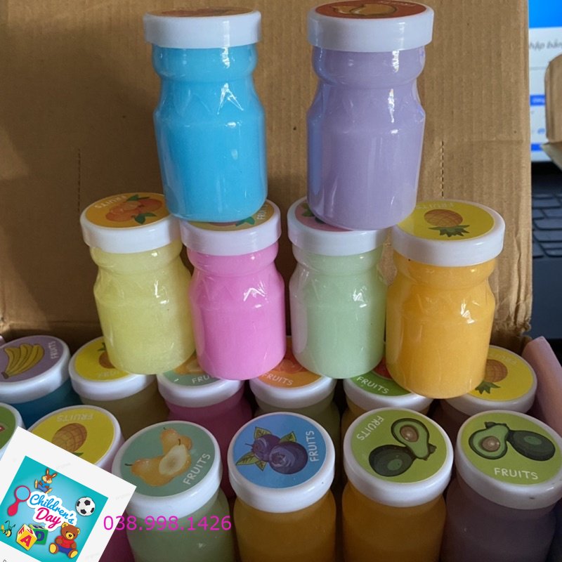Đồ chơi slime - chất dẻo ma thuật lọ trái cây _tgvpp