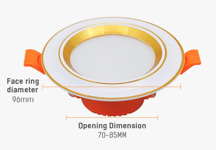 Đèn led âm trần  3W - 5W