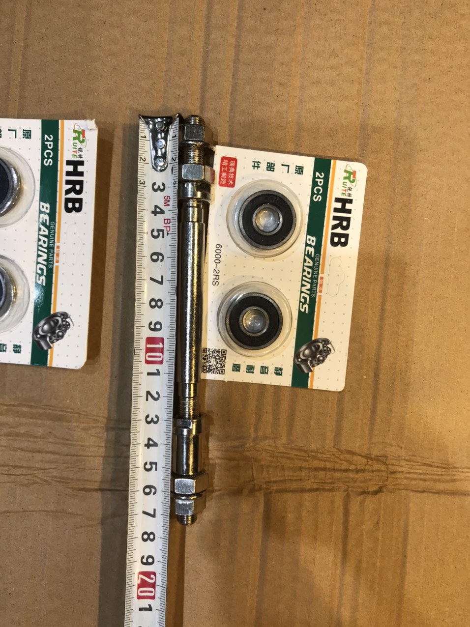 Bộ Trục Côn Xe Đạp Kèm Vòng Bi Bạc Đạn 6002RS
