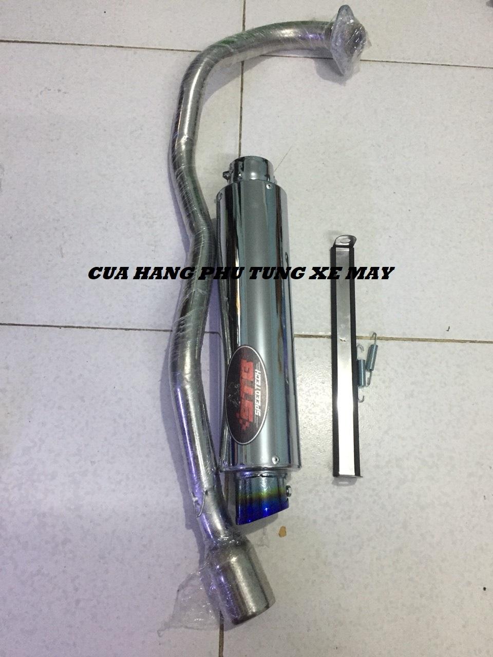 Pô STB F1 gắn xe Exciter 135, Exciter 150, Winner 150, Winner X,  Raider Fi, Satria Fi ( kèm cổ inox + pát treo + lò xo )