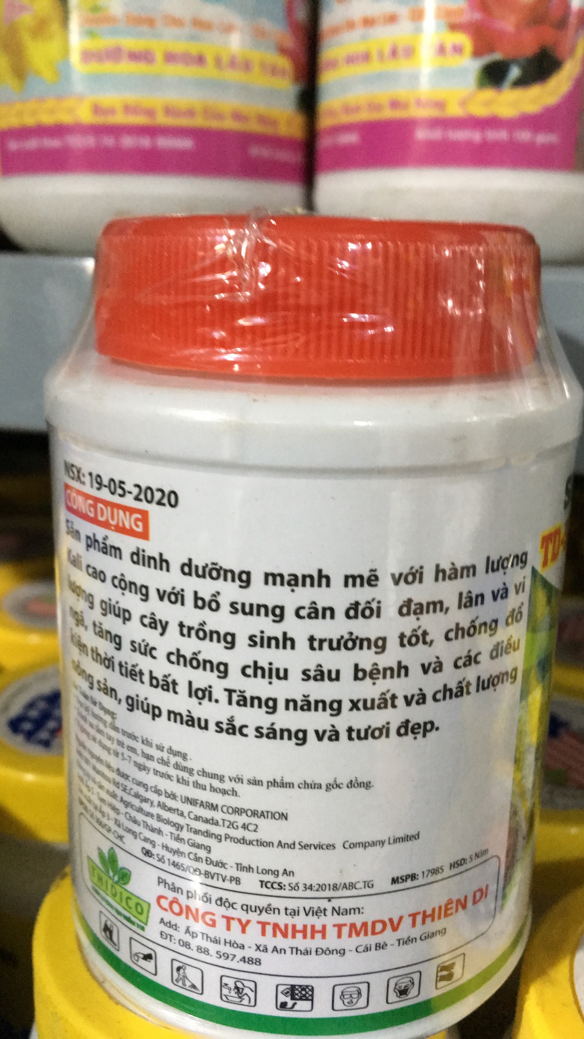 Phân bón SuperKali TD dành cho hoa lan cây cảnh 100g