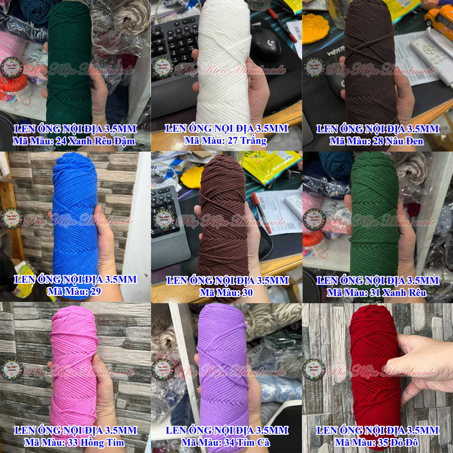 Len Ống 3.5mm / Len Cotton Love