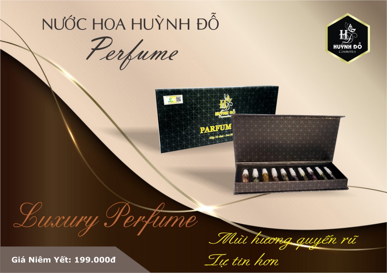 Set 10 Lọ Nước Hoa Huỳnh Đỗ Mini