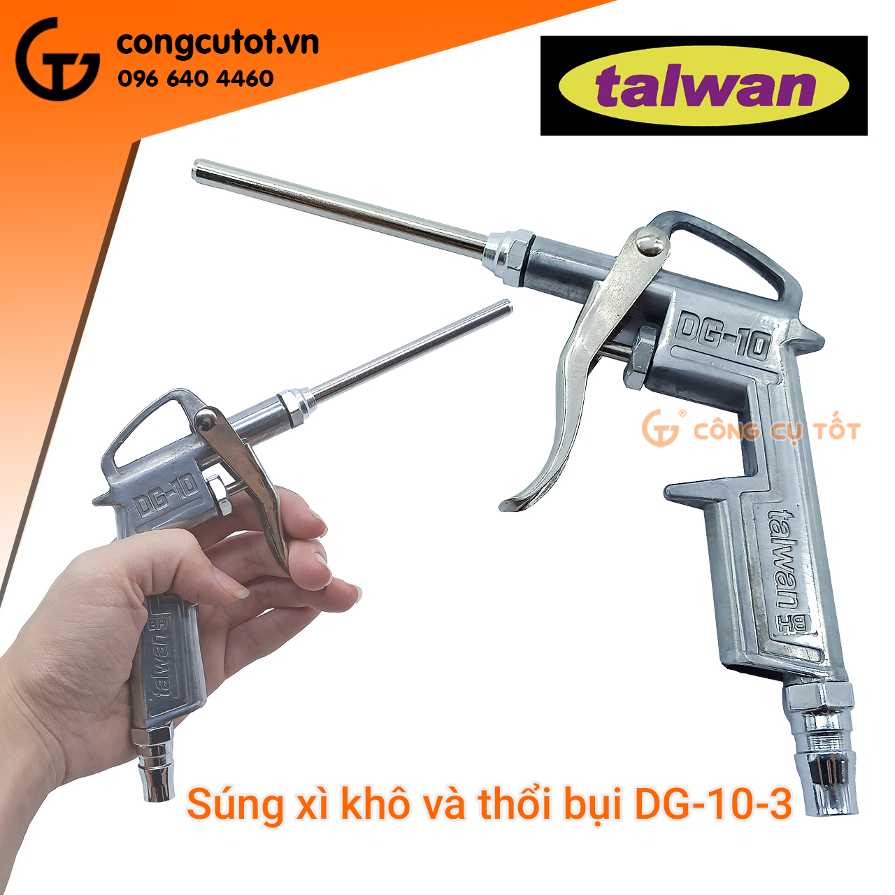 Dụng cụ xì khô, xịt hơi Talwan DG-10-3