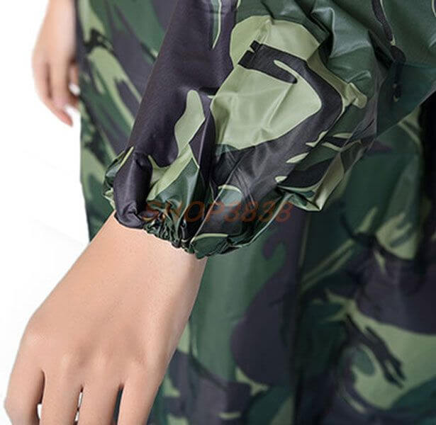 Áo Mưa Bít 1m6 Nhựa Dẻo Rằn Ri Cá Tính ( Không Xẻ Tà )