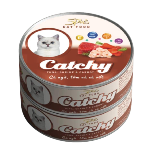 Pate cho mèo 5PLUS CATCHY, Pate Catchy cho mèo