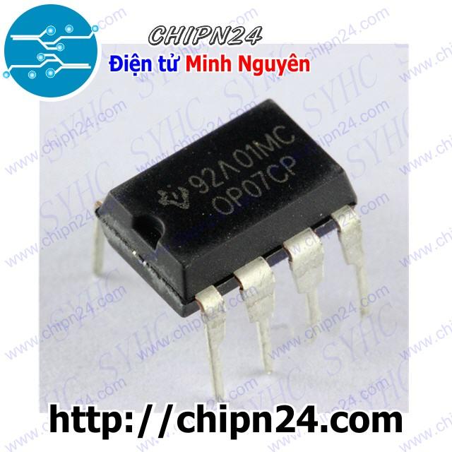 [3 con] (DIP) IC OP07 DIP-8 (OP07CP)