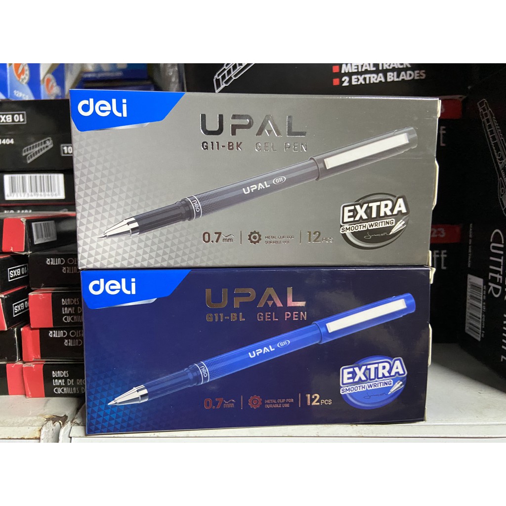 2 BÚT GEL 0.7MM DELI UPAL EG11