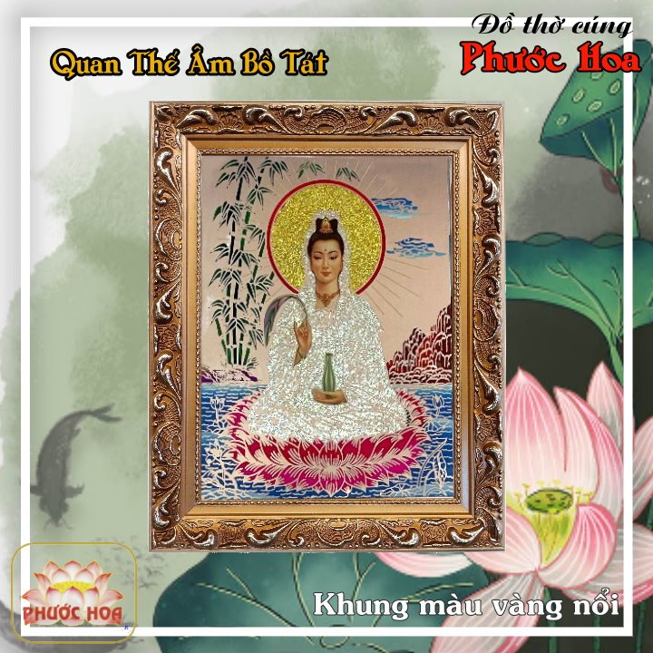 Hinh thờ Quan Thế Âm Bồ Tát - Đồ thờ cúng Phước Hoa