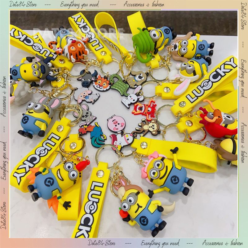 Móc khóa Minion 12 con giáp đáng yêu Date84store