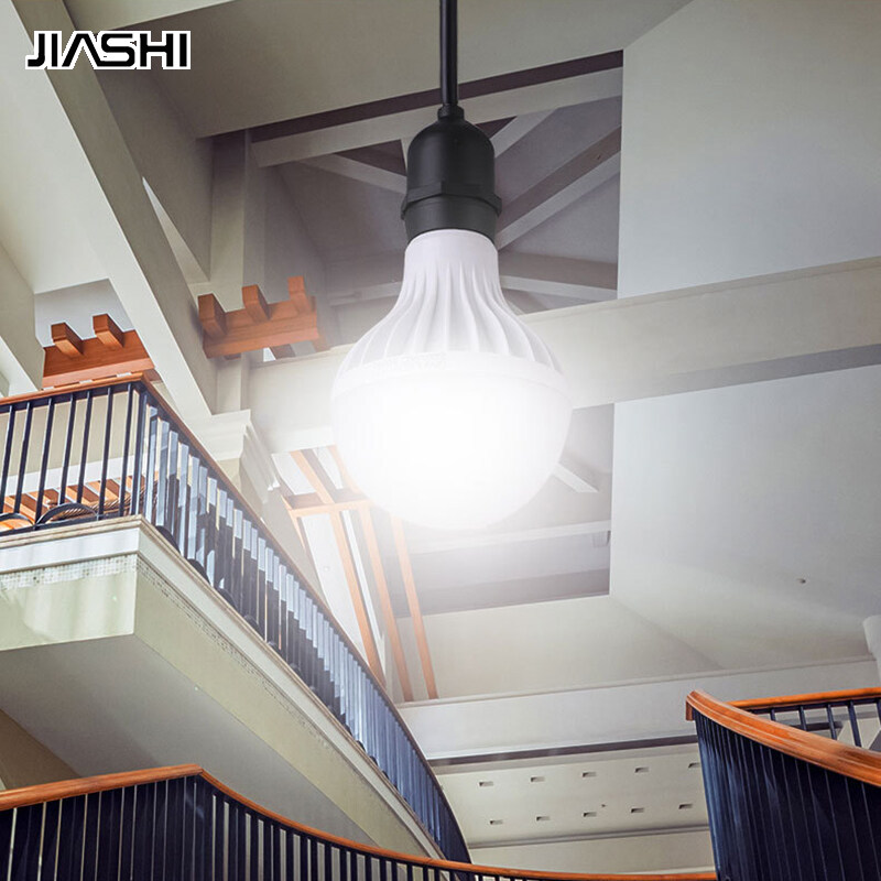 JIASHI Led Sound And Light Control Smart Sensor Bulb E27 Screw 3/5/7/9/12w Smart Home